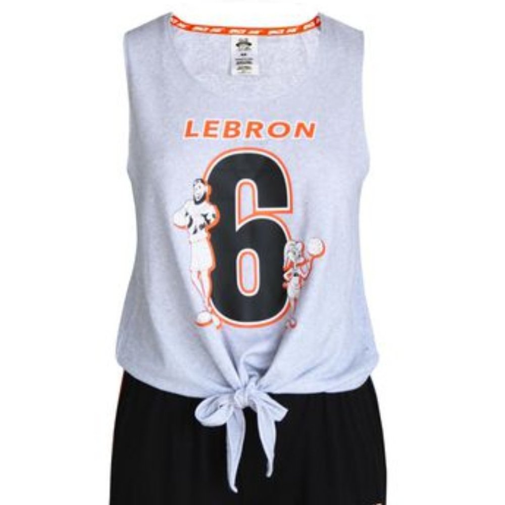 Space Jam two piece pajama set for ladies - Lebron